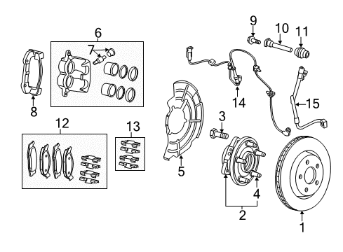 2019 Jeep Grand Cherokee Anti-Lock Brakes Diagram