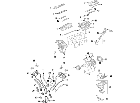 2021 Jeep Cherokee Engine Parts & Mounts, Timing, Lubrication System Diagram 4 - Thumbnail