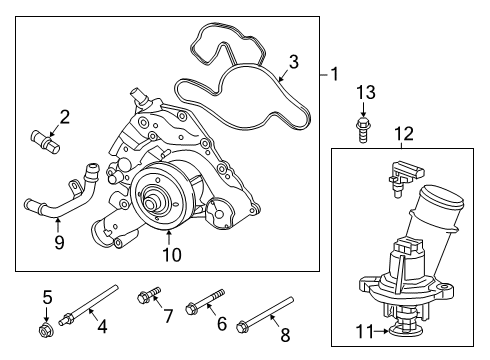2022 Ram 3500 Water Pump Diagram
