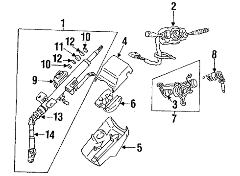 1994 Dodge Colt Ignition Lock Diagram