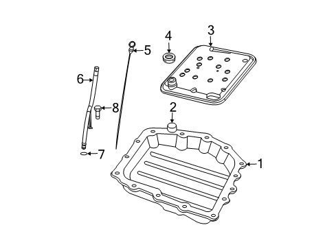 2007 Chrysler Sebring Transaxle Parts Diagram