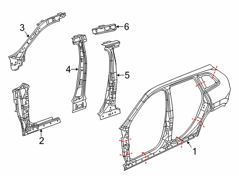 2015 Jeep Cherokee Uniside Diagram