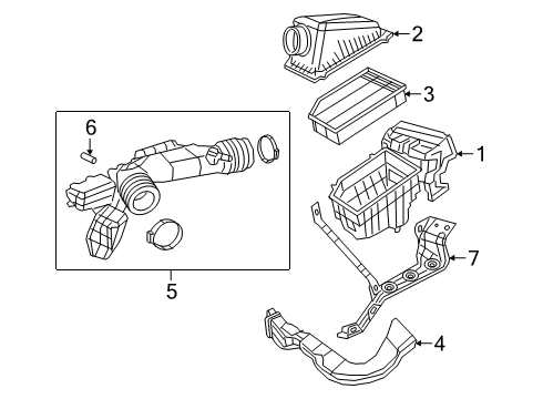 2020 Jeep Gladiator Air Intake Diagram
