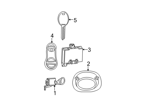 2003 Chrysler PT Cruiser Alarm System Diagram