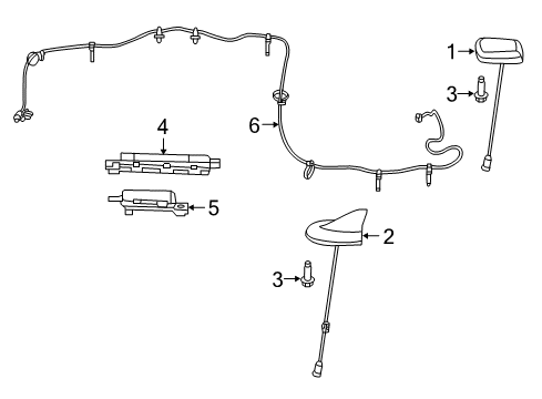 2015 Chrysler 200 Antenna & Radio Diagram