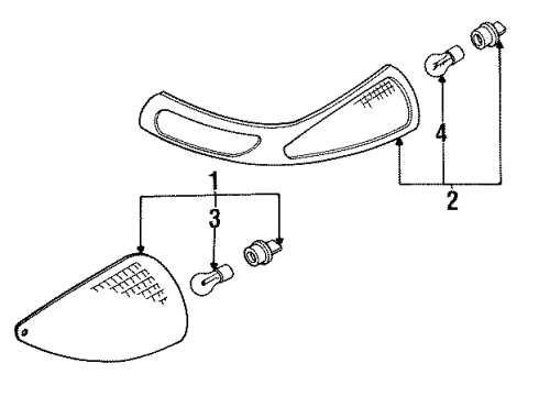 1992 Dodge Stealth Signal Lamps Diagram