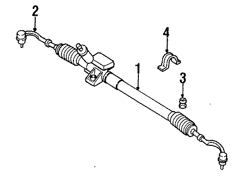 1999 Dodge Stratus P/S Pump & Hoses, Steering Gear & Linkage Diagram 2 - Thumbnail