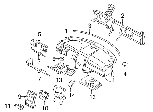 2006 Chrysler 300 Instrument Panel Diagram