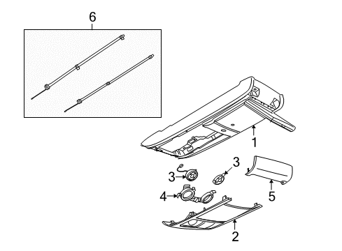 2019 Dodge Grand Caravan Overhead Console Diagram