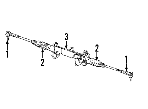 2010 Dodge Ram 2500 P/S Pump & Hoses, Steering Gear & Linkage Diagram 2 - Thumbnail