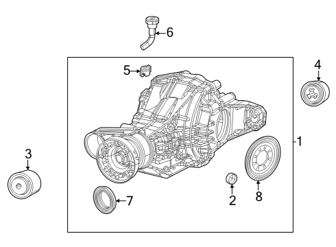 2025 Jeep Grand Cherokee Axle & Differential - Rear Diagram