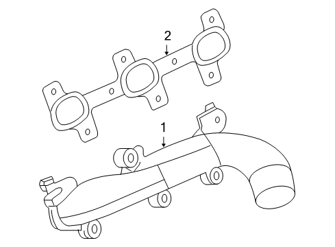 2011 Ram 1500 Exhaust Manifold Diagram 1 - Thumbnail