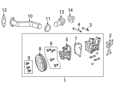 2017 Jeep Patriot Water Pump Diagram