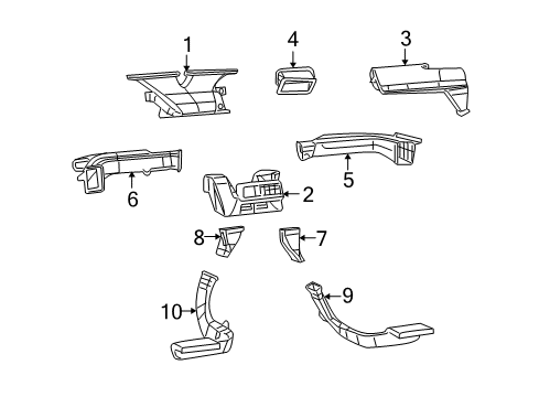 2010 Dodge Journey Ducts Diagram
