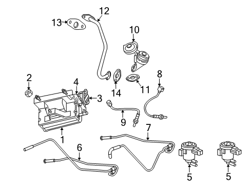 2009 Jeep Commander EGR System Diagram