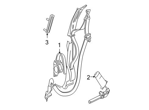 2002 Dodge Grand Caravan Front Seat Belts Diagram