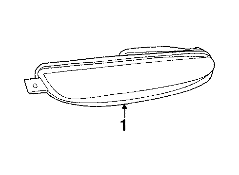 1999 Chrysler LHS Side Marker & Signal Lamps Diagram
