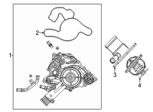 2023 Jeep Wagoneer Water Pump Diagram