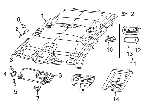 2022 Ram 2500 Bulbs Diagram 1 - Thumbnail