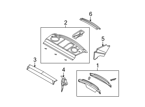 2008 Dodge Avenger Rear Body Diagram