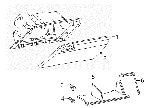 2016 Dodge Challenger Glove Box Diagram