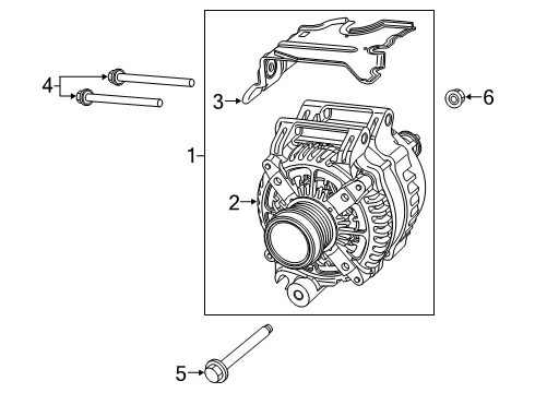 2014 Jeep Cherokee Alternator Diagram 3 - Thumbnail