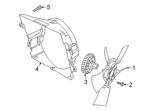 2022 Ram 3500 Cooling System, Radiator, Water Pump, Cooling Fan Diagram