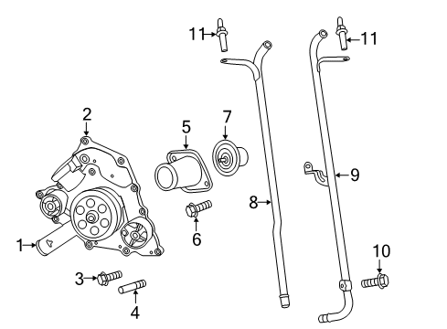 2022 Dodge Charger Water Pump Diagram