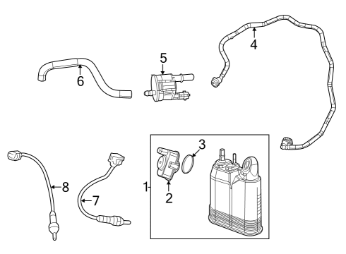 2025 Jeep Grand Cherokee Emission Components Diagram 2 - Thumbnail