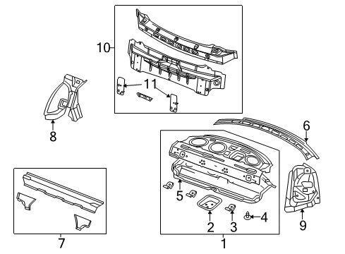 2010 Chrysler 300 Rear Body Diagram