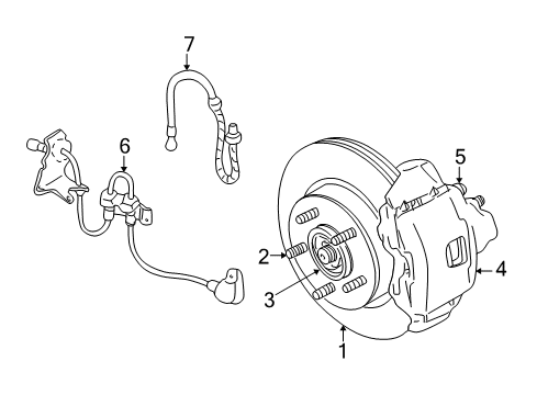 1999 Chrysler 300M Anti-Lock Brakes Diagram