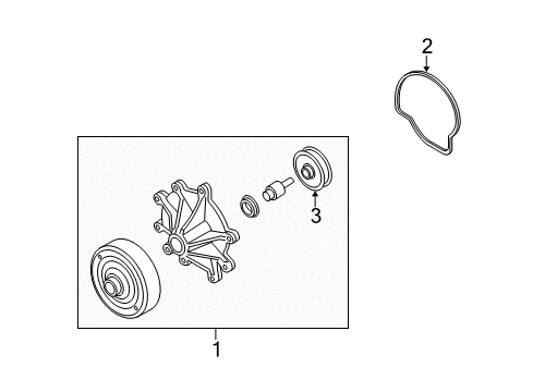 2008 Chrysler Aspen Water Pump Diagram