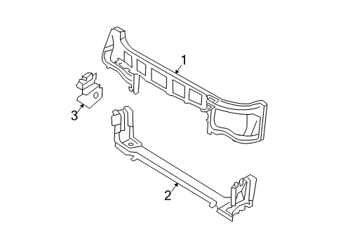 2010 Dodge Charger Radiator Support Diagram