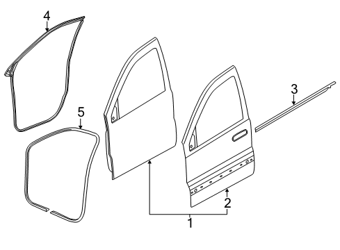 2011 Jeep Grand Cherokee Front Door Diagram