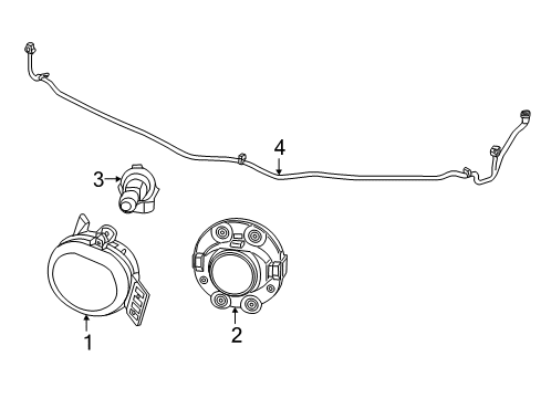 2024 Ram 1500 Classic Fog Lamps Diagram