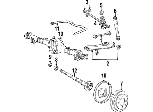 1989 Dodge Colt Rear Brakes Diagram 2 - Thumbnail