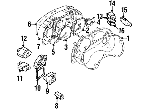 1997 Chrysler Sebring Mirrors Diagram