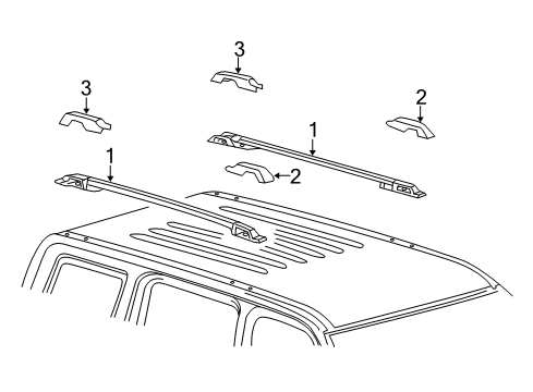 2009 Jeep Liberty Luggage Carrier Diagram
