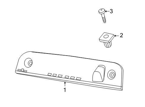 2009 Jeep Liberty High Mount Lamps Diagram