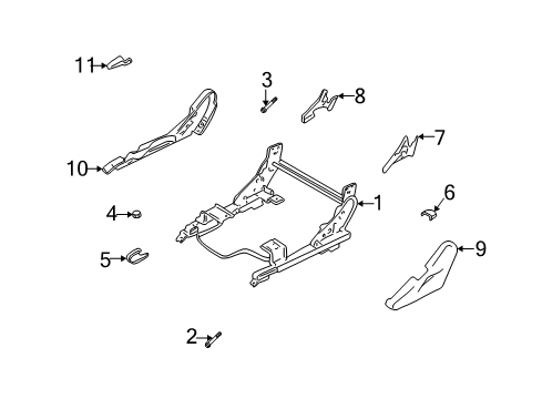 2005 Dodge Stratus Tracks & Components Diagram 4 - Thumbnail