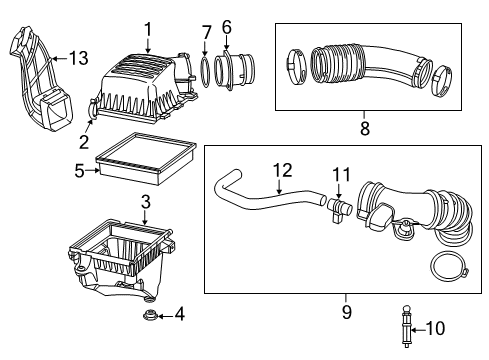 2014 Jeep Grand Cherokee Air Inlet Diagram 1 - Thumbnail
