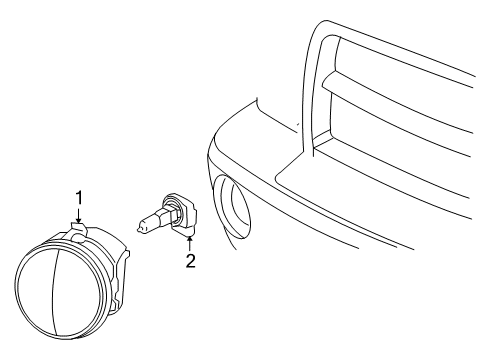 2009 Chrysler Aspen Chassis Electrical - Fog Lamps Diagram