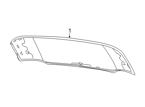 2020 Chrysler Voyager Back Glass Diagram