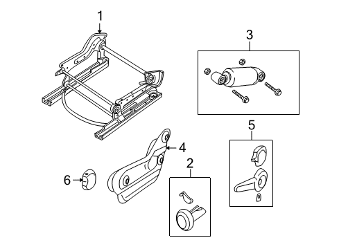 2007 Dodge Sprinter 3500 Tracks & Components Diagram