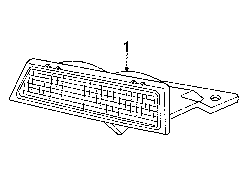 1993 Chrysler New Yorker High Mount Lamps Diagram