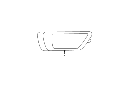 2011 Jeep Grand Cherokee Rear Reflector Diagram