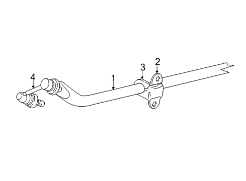 2006 Dodge Viper Stabilizer Bar & Components - Rear Diagram