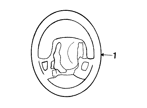 1991 Chrysler New Yorker Steering Column & Wheel, Shroud, Switches & Levers Diagram 8 - Thumbnail