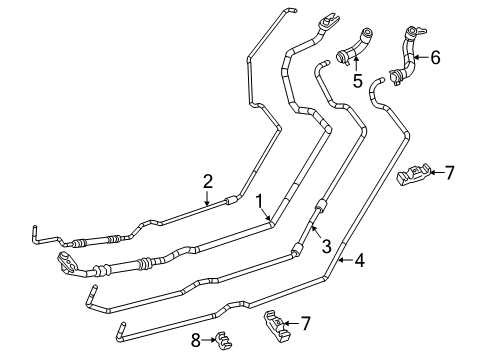 2017 Dodge Durango Auxiliary Heater & A/C Diagram