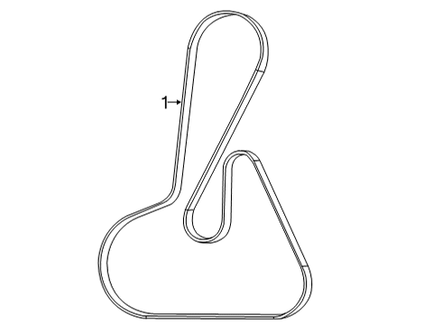 2019 Jeep Renegade Belts & Pulleys Diagram